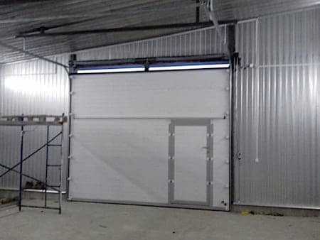 Подъемные ворота с калиткой для гаража в Йошкар-Оле
